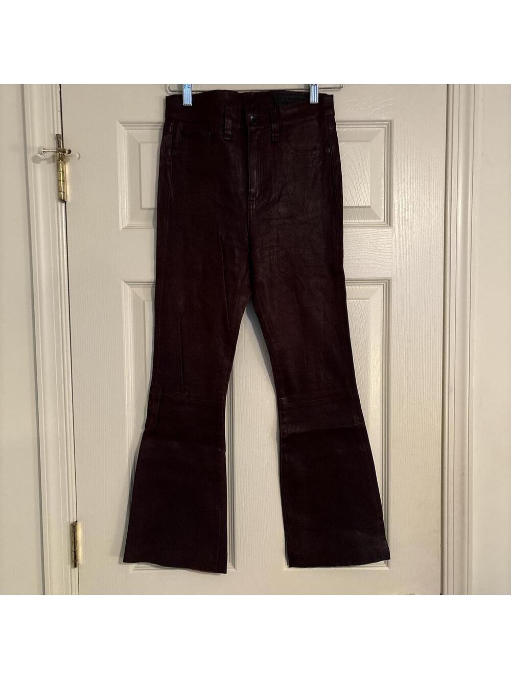 Rag & Bone Women's Burgundy Trousers